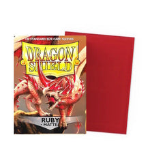 Dragon Shield 100 Protective Card Sleeves: Ruby Matte