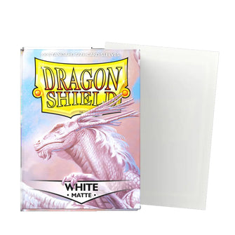 Dragon Shield 100 Protective Card Sleeves: White Matte